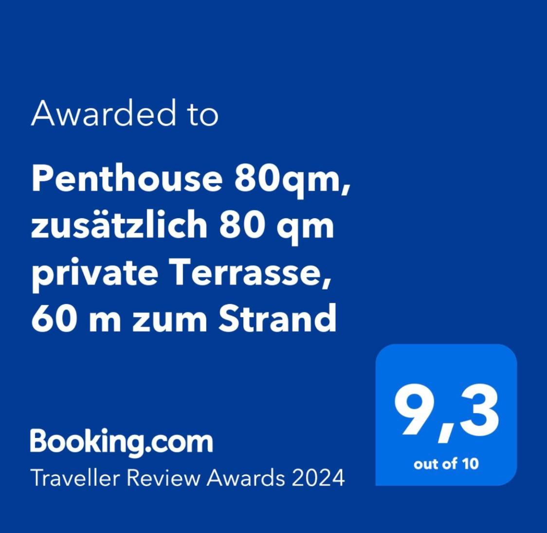 Penthouse 80Qm, Zusaetzlich 80 Qm Private Terrasse, 60 M Zum Strand Denia Zewnętrze zdjęcie